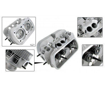 GTV-2 Racing Doppelkanal Zylinderkopf Bohrung 94 mm Doppelventilfeder 40x35.5 Edelstahlventile Einlass- und Auslassöffnungen sind 20% größerTyp1 Motor VW Käfer Bus T2 Karmann Ghia 181 vergl. 98-1336-B